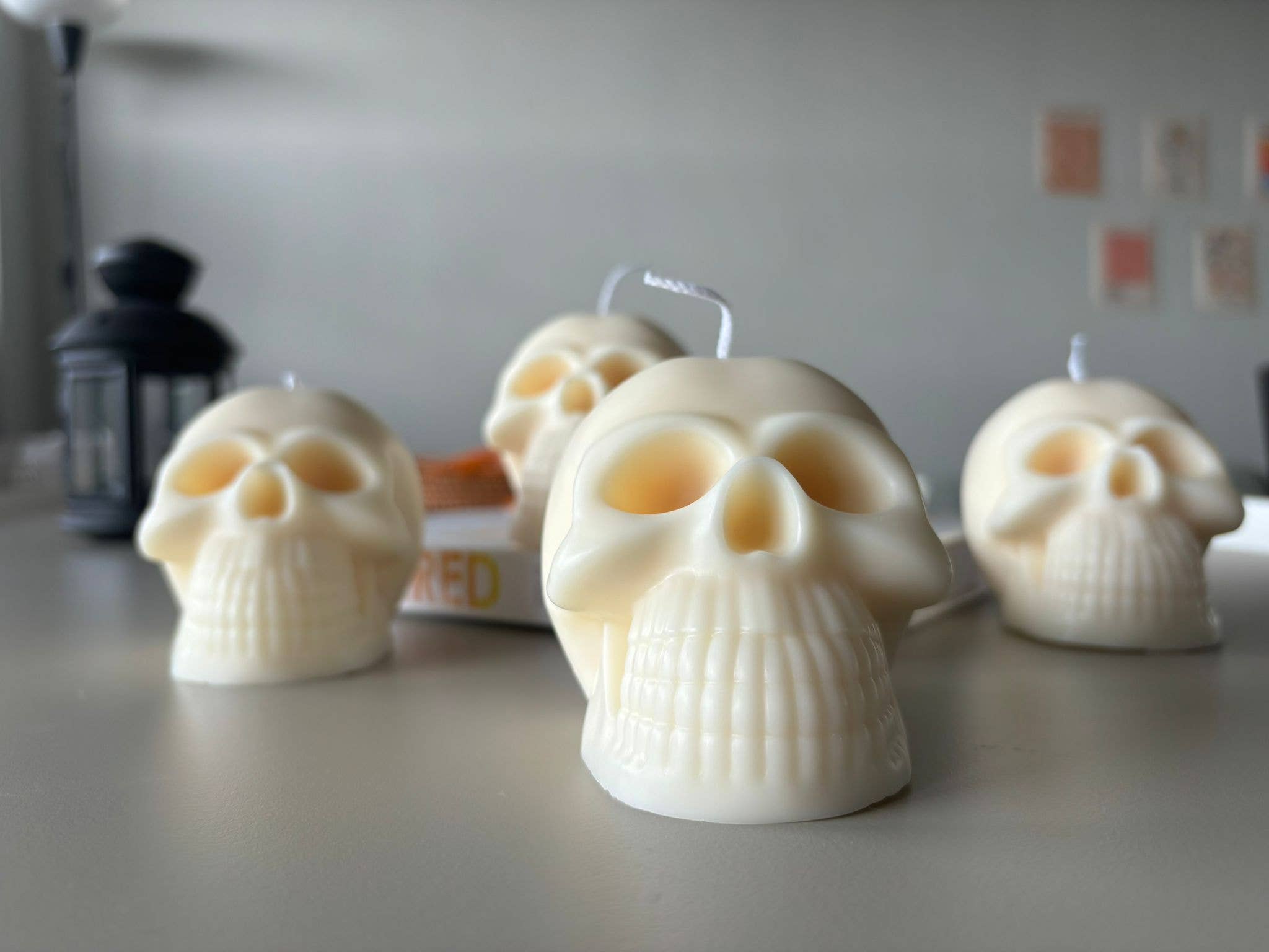 Skull Halloween Soy Candle - HER Home Design Boutique
